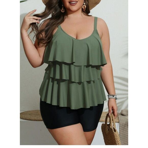 A. Jesdani 5x TUMMY CONTROL 2 PIECE Swim Suit new - Picture 1 of 6